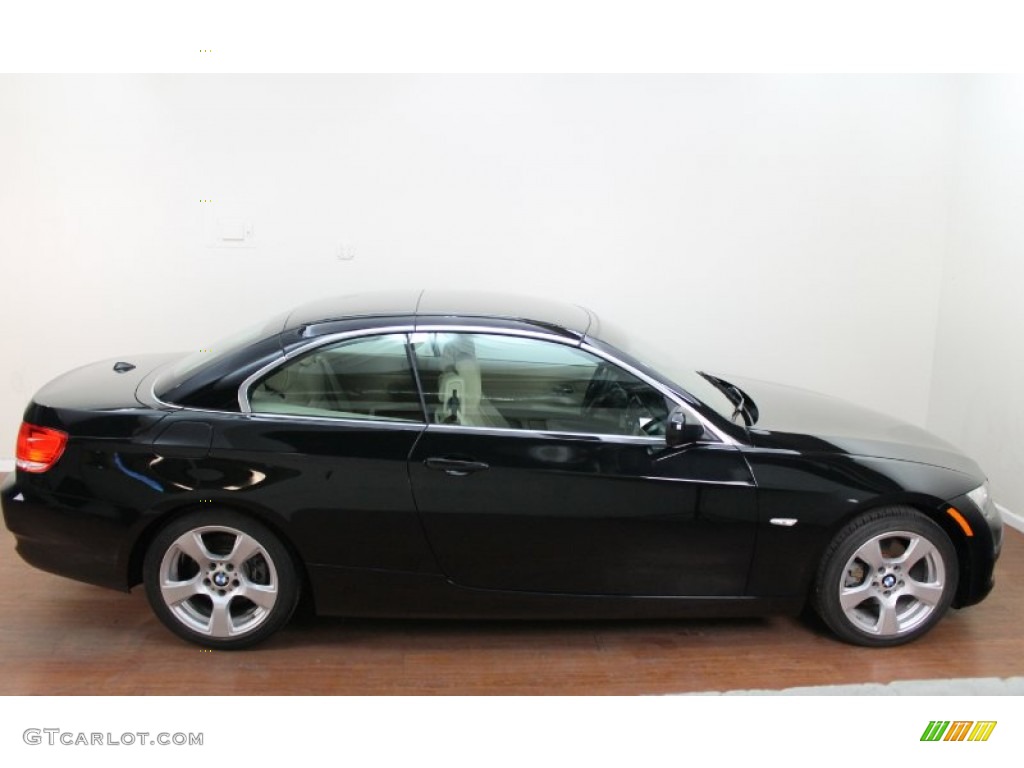 2010 3 Series 328i Convertible - Jet Black / Cream Beige photo #10