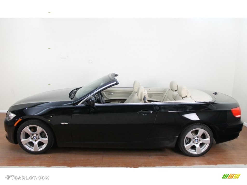 2010 3 Series 328i Convertible - Jet Black / Cream Beige photo #11