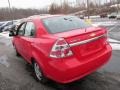 2011 Victory Red Chevrolet Aveo LT Sedan  photo #7