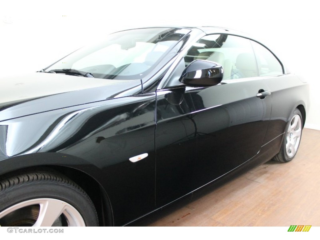 2010 3 Series 328i Convertible - Jet Black / Cream Beige photo #18