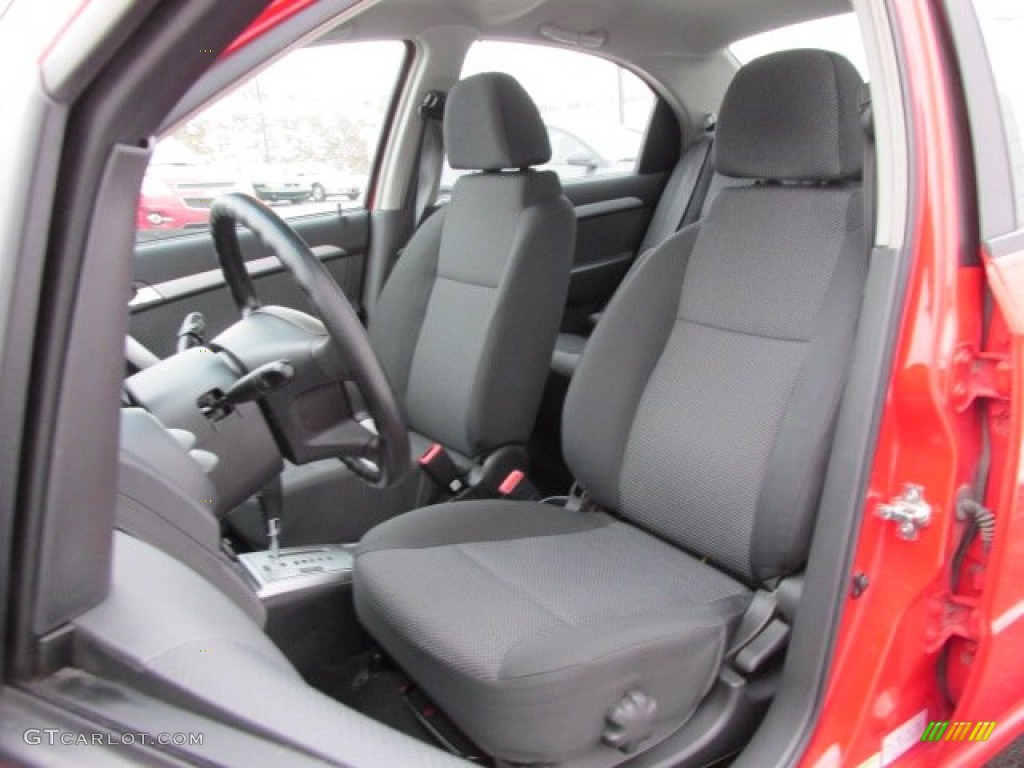 Charcoal Interior 2011 Chevrolet Aveo LT Sedan Photo #75459533