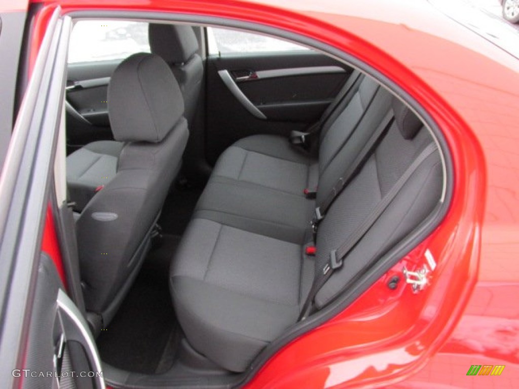 2011 Chevrolet Aveo LT Sedan Rear Seat Photo #75459545