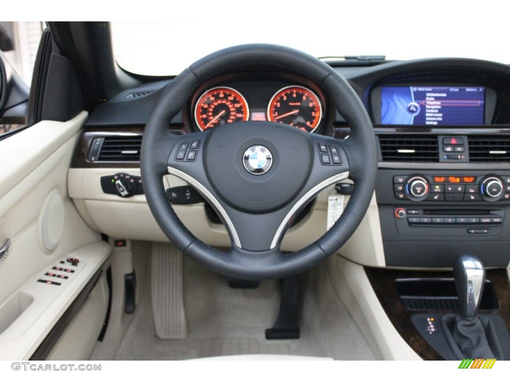 2010 3 Series 328i Convertible - Jet Black / Cream Beige photo #37