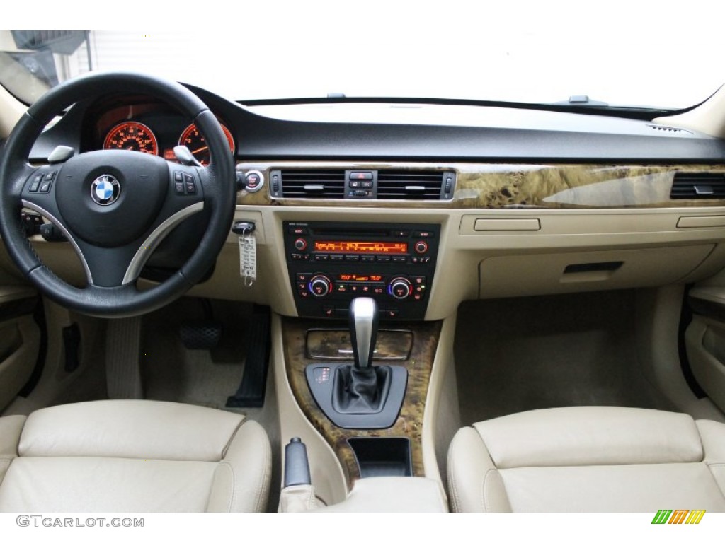 2008 3 Series 335i Sedan - Black Sapphire Metallic / Beige photo #13