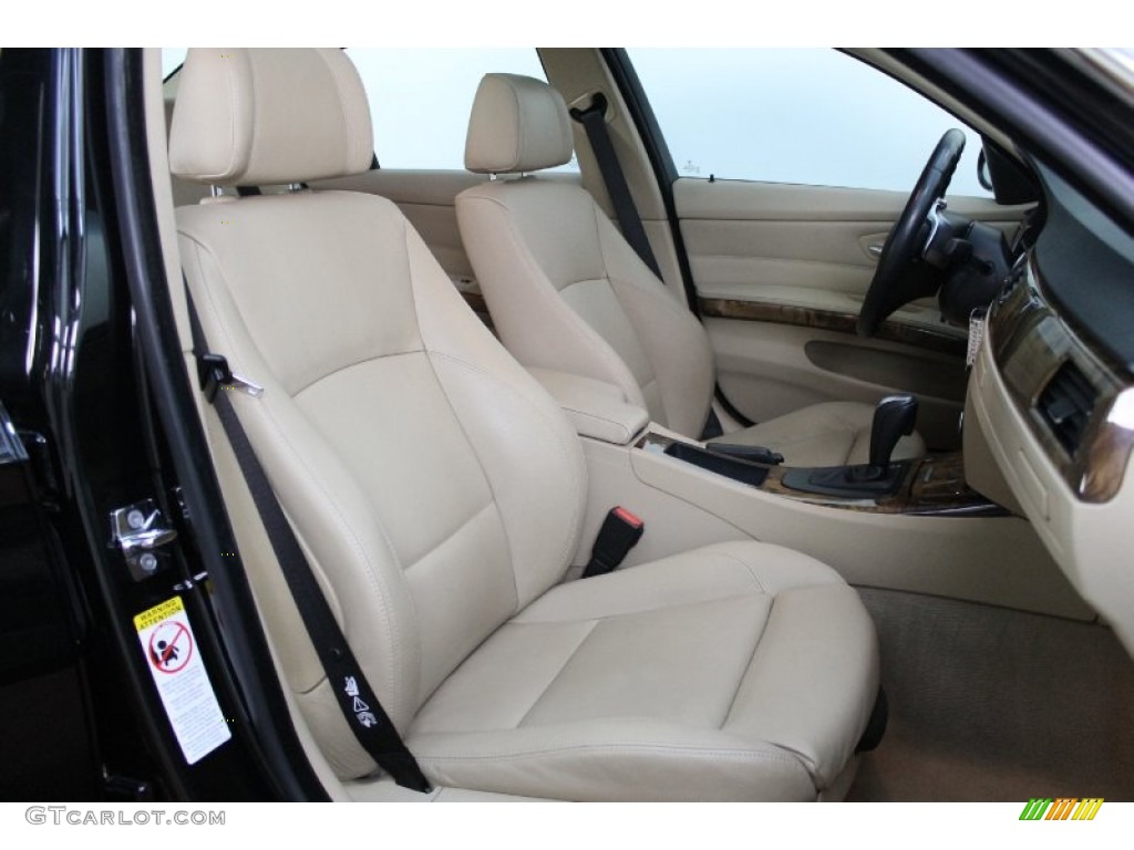 2008 3 Series 335i Sedan - Black Sapphire Metallic / Beige photo #20
