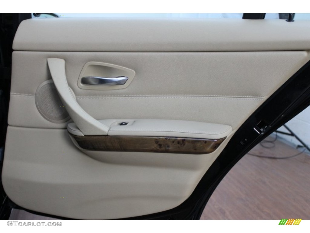 2008 3 Series 335i Sedan - Black Sapphire Metallic / Beige photo #26