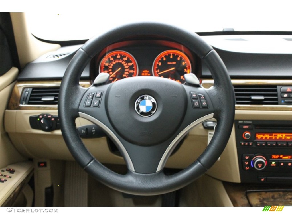 2008 3 Series 335i Sedan - Black Sapphire Metallic / Beige photo #29