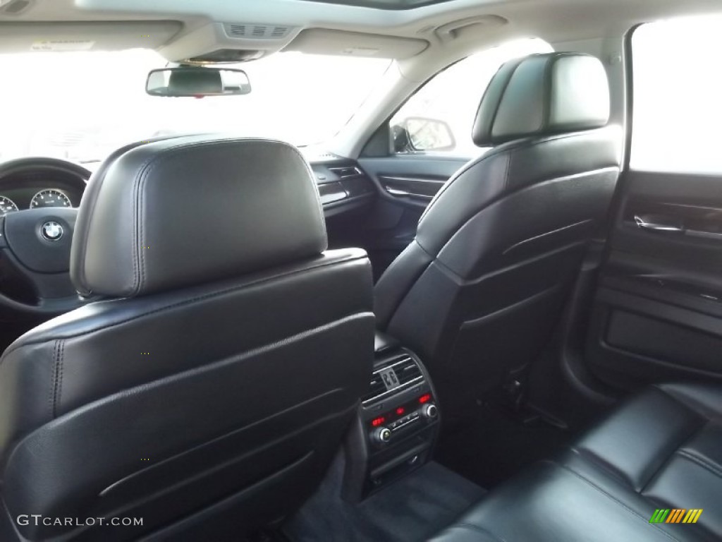 2009 7 Series 750i Sedan - Azurite Black Metallic / Black Nappa Leather photo #12