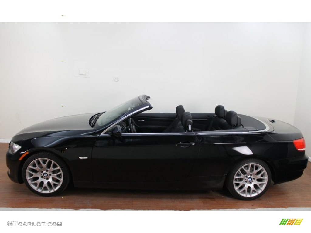 2008 3 Series 328i Convertible - Jet Black / Black photo #11