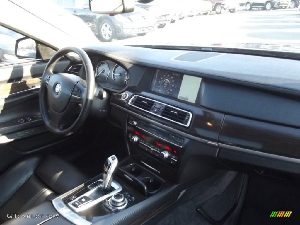 2009 7 Series 750i Sedan - Azurite Black Metallic / Black Nappa Leather photo #14