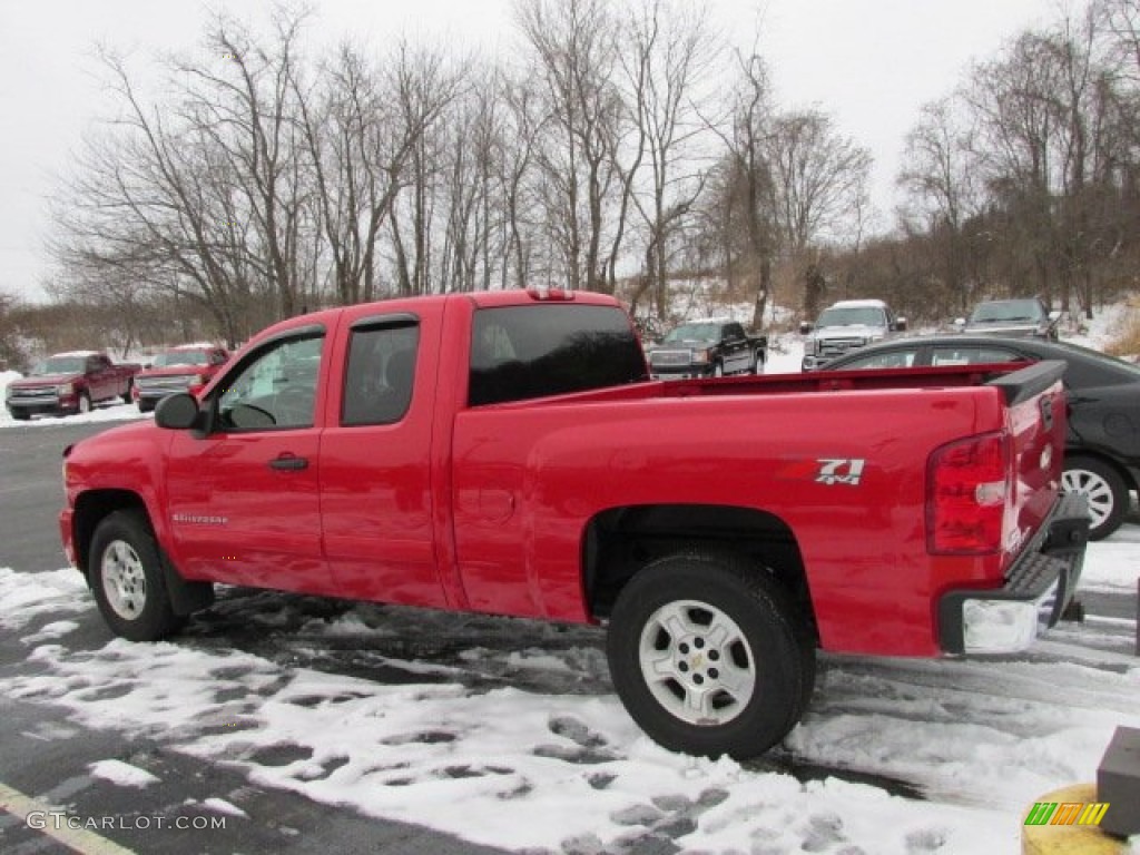 2008 Silverado 1500 LT Extended Cab 4x4 - Victory Red / Ebony photo #5