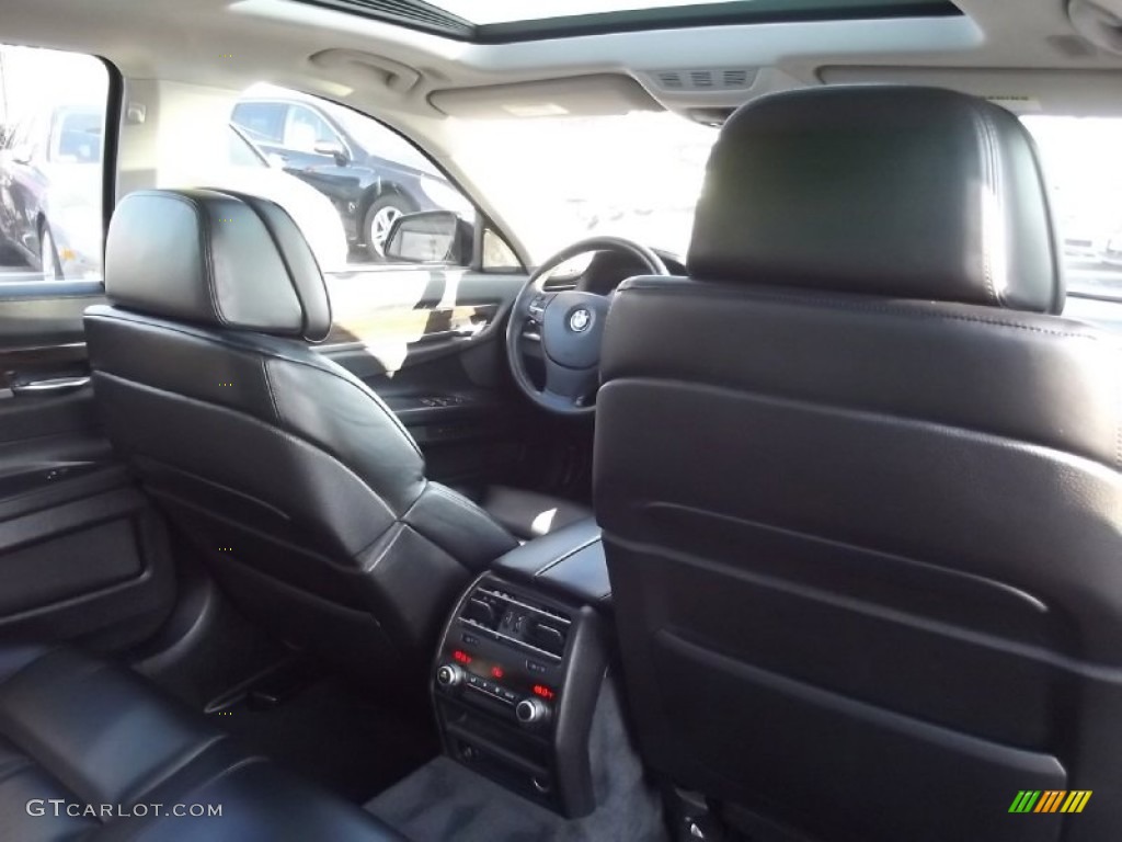 2009 7 Series 750i Sedan - Azurite Black Metallic / Black Nappa Leather photo #16
