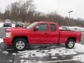 2008 Victory Red Chevrolet Silverado 1500 LT Extended Cab 4x4  photo #8