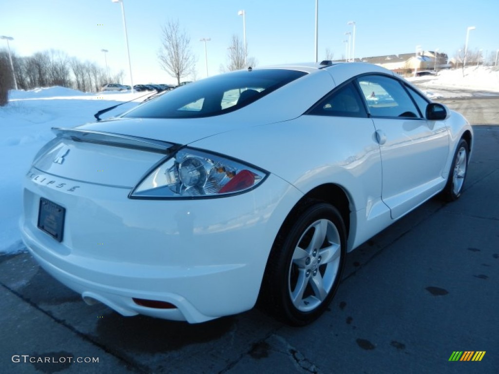 2009 Eclipse GS Coupe - Northstar White Satin / Dark Charcoal photo #3