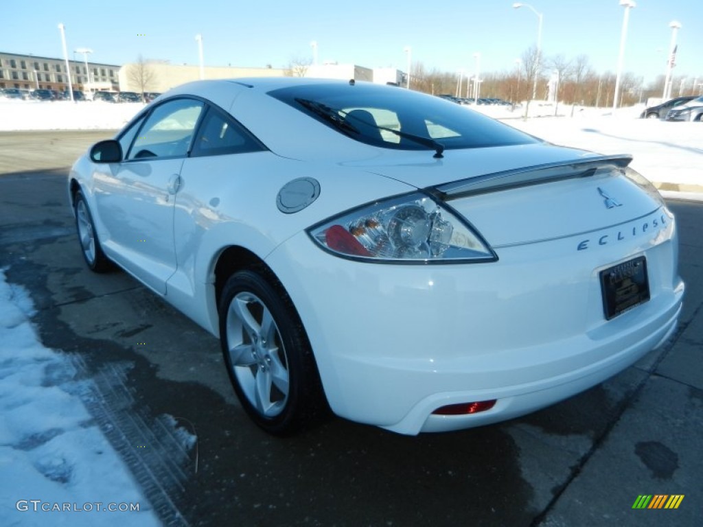 2009 Eclipse GS Coupe - Northstar White Satin / Dark Charcoal photo #5