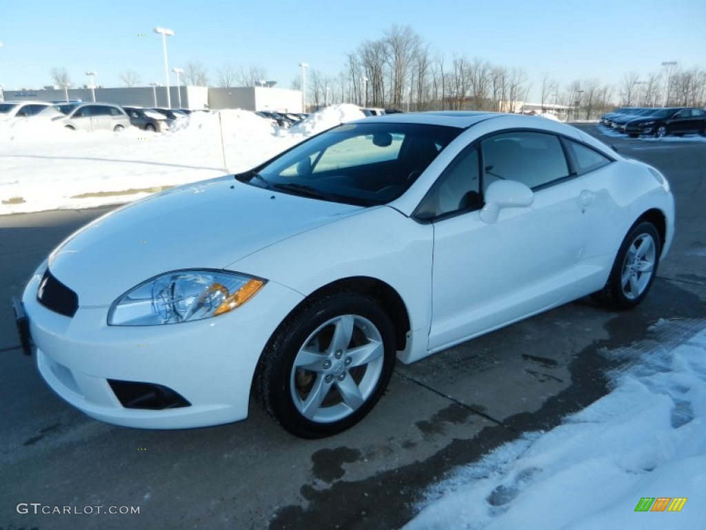 2009 Eclipse GS Coupe - Northstar White Satin / Dark Charcoal photo #7