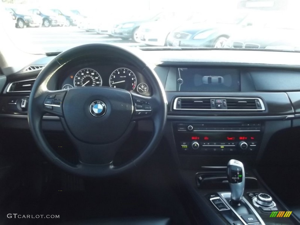 2009 7 Series 750i Sedan - Azurite Black Metallic / Black Nappa Leather photo #39