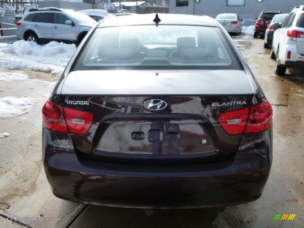 2009 Elantra GLS Sedan - Purple Rain / Beige photo #3