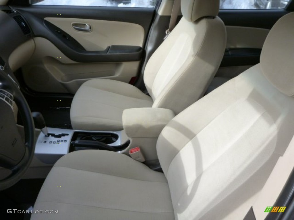 2009 Elantra GLS Sedan - Purple Rain / Beige photo #11