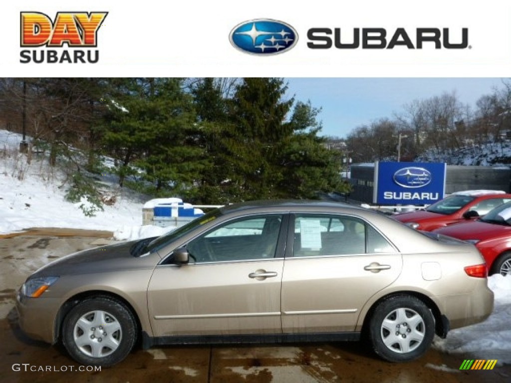 2005 Accord LX Sedan - Desert Mist Metallic / Ivory photo #1