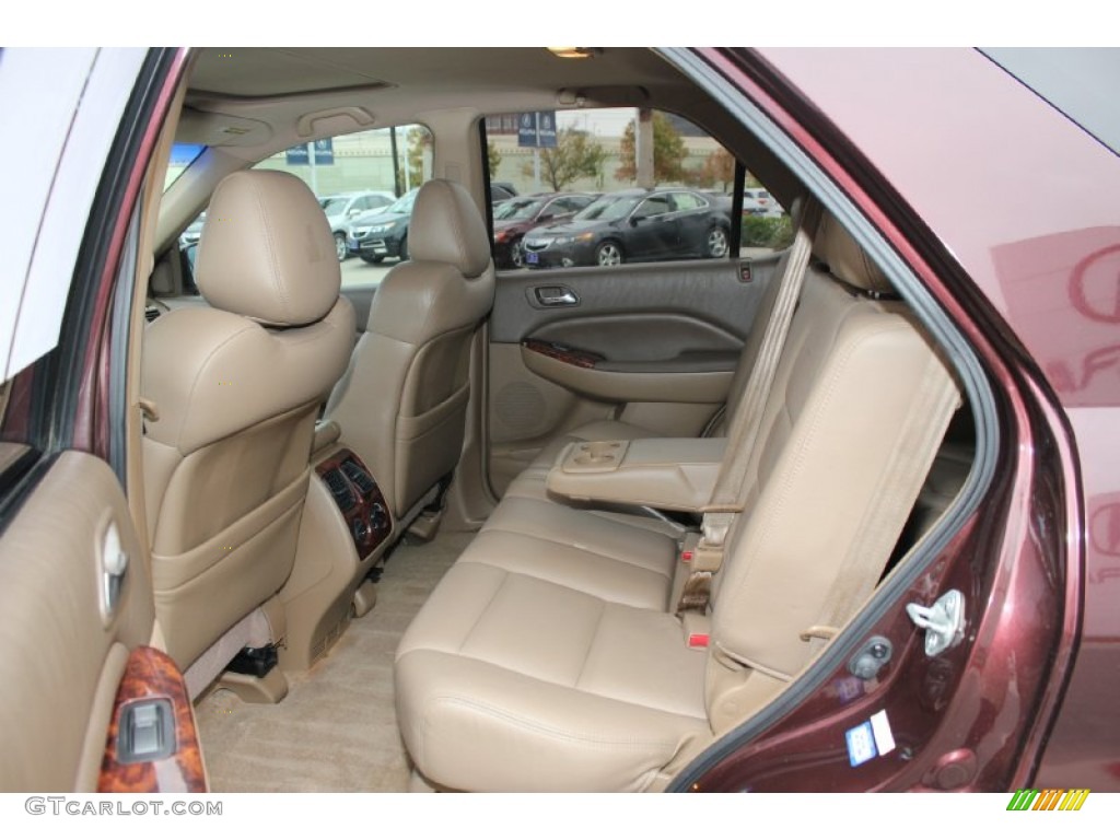 2001 Acura MDX Standard MDX Model Rear Seat Photo #75462787
