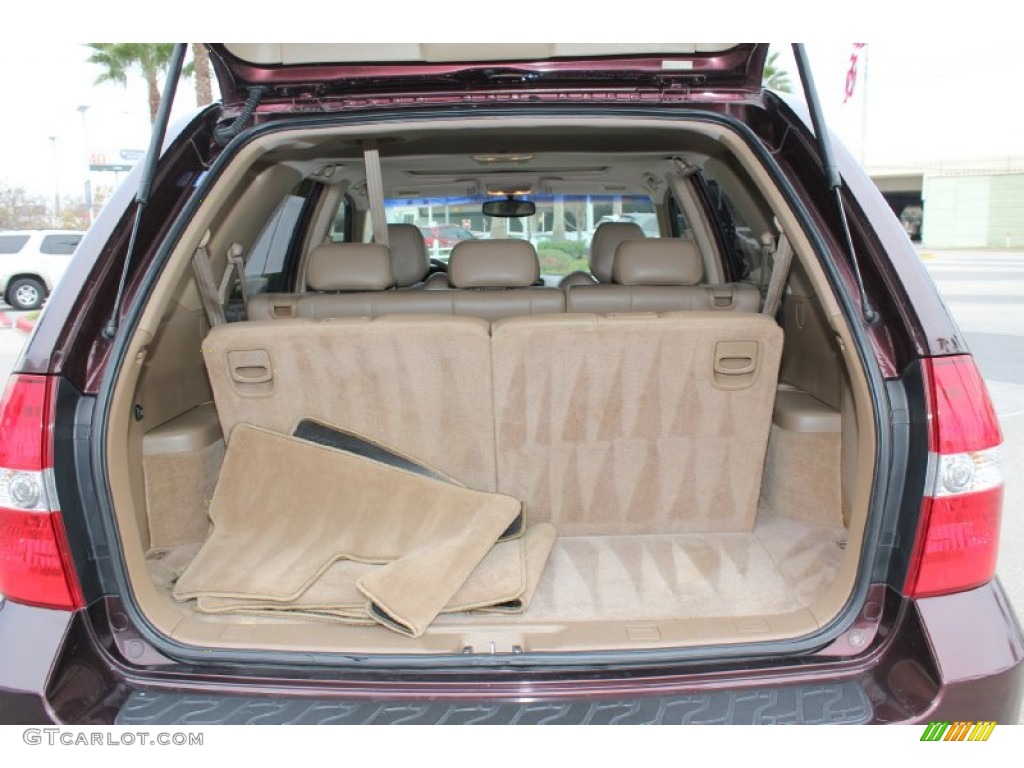 2001 Acura MDX Standard MDX Model Trunk Photos