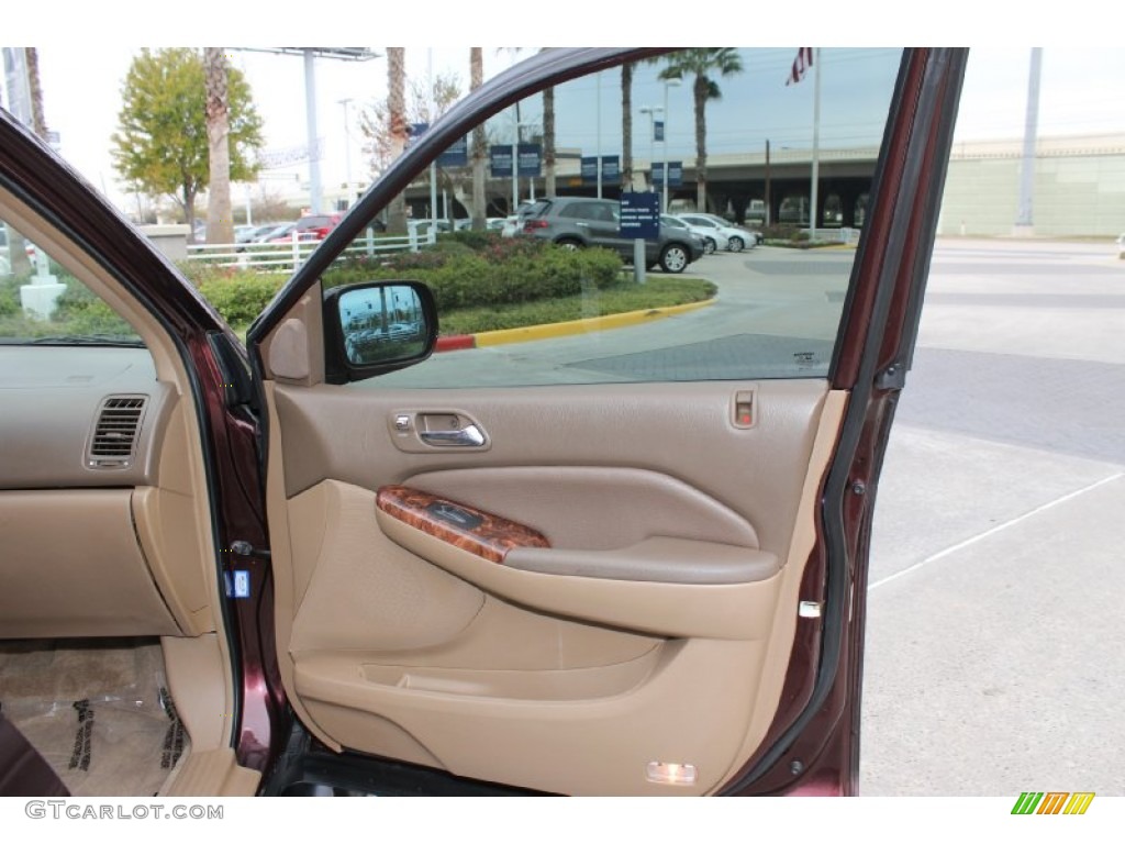 2001 Acura MDX Standard MDX Model Saddle Door Panel Photo #75462836
