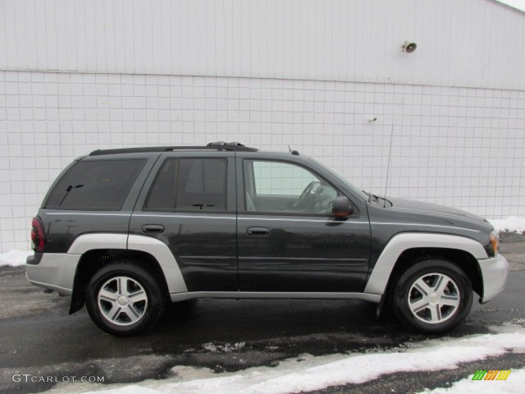 2005 TrailBlazer LT 4x4 - Emerald Jewel Green Metallic / Light Gray photo #2