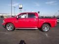 2013 Flame Red Ram 1500 Laramie Crew Cab 4x4  photo #8