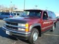 1999 Dark Carmine Red Metallic Chevrolet Suburban K1500 LT 4x4  photo #2