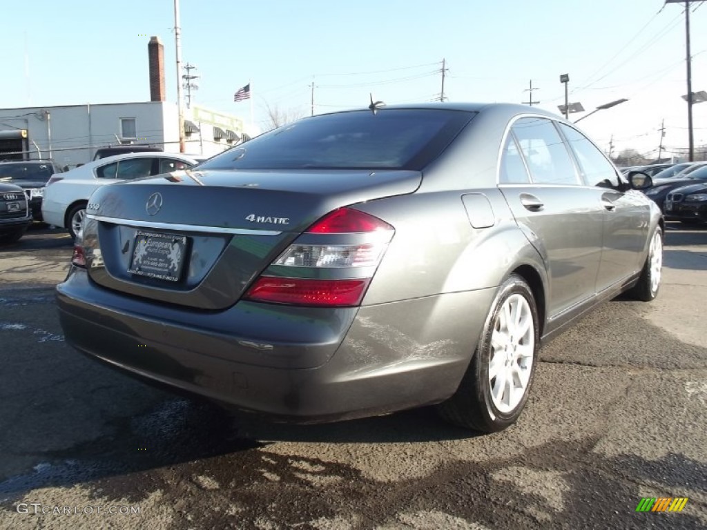 2007 S 550 4Matic Sedan - designo Graphite Metallic / Beige/Black photo #3