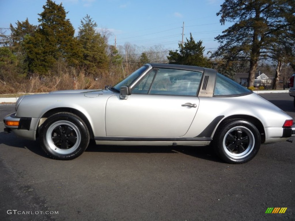 1982 911 Carrera Targa - Pewter Metallic / Black photo #4