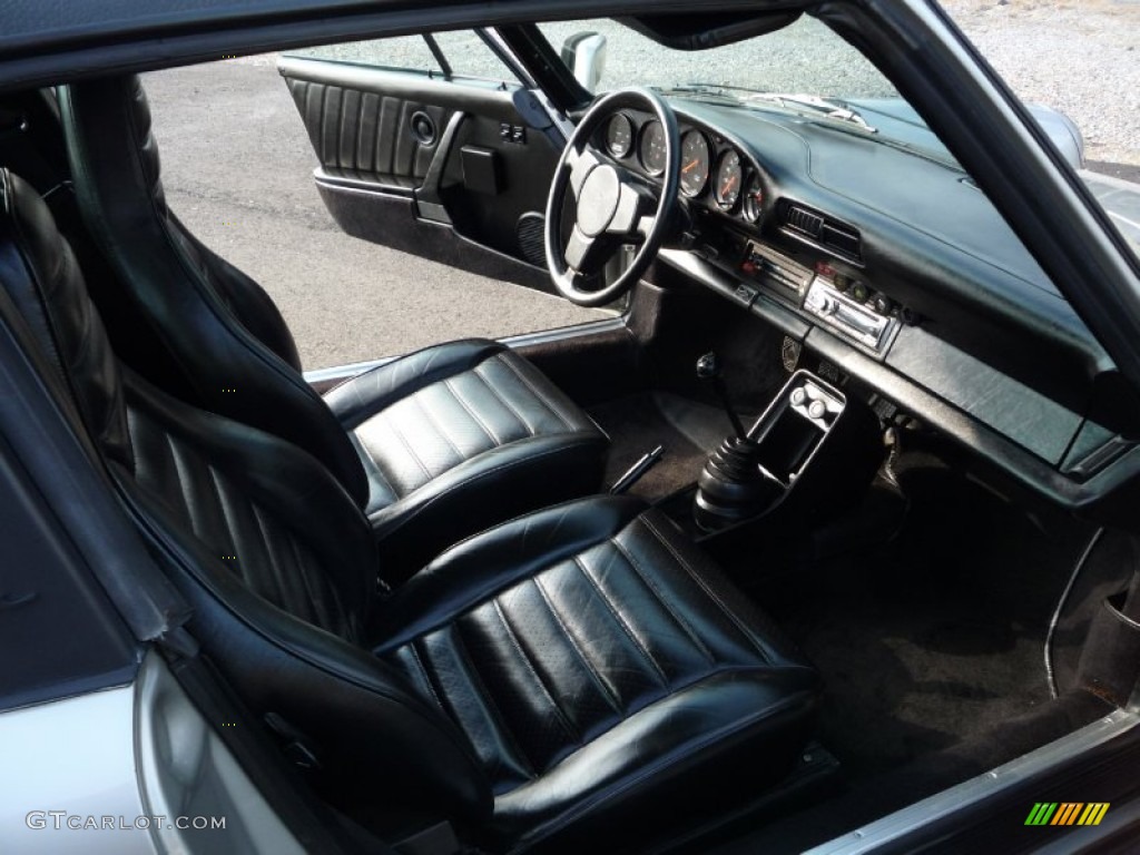 1982 911 Carrera Targa - Pewter Metallic / Black photo #12