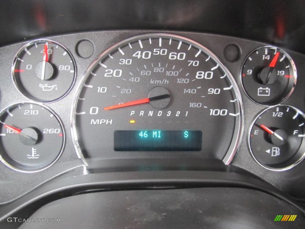 2013 Chevrolet Express 1500 AWD Cargo Van Gauges Photo #75467331