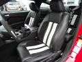 Charcoal Black/White Front Seat Photo for 2011 Ford Mustang #75468645