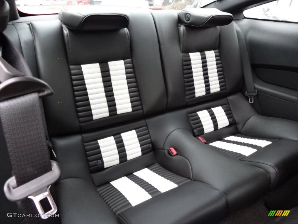 2011 Ford Mustang Shelby GT500 SVT Performance Package Coupe Rear Seat Photo #75468698