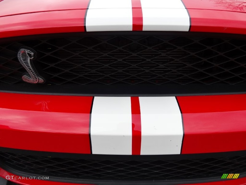 2011 Mustang Shelby GT500 SVT Performance Package Coupe - Race Red / Charcoal Black/White photo #22