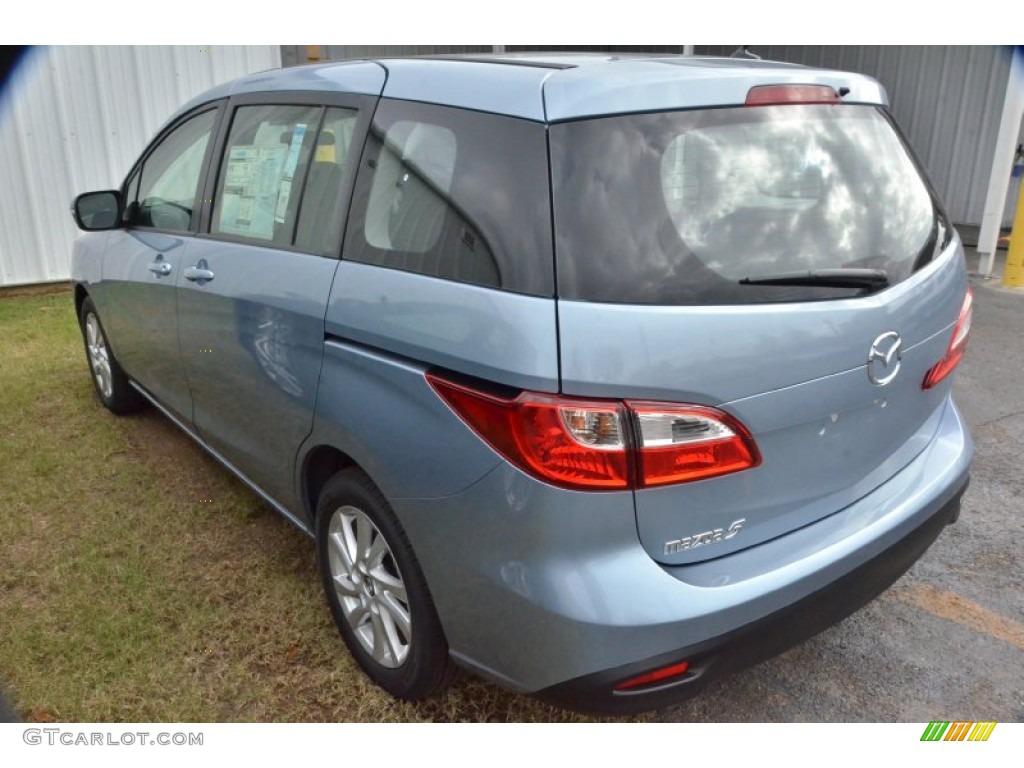 2013 MAZDA5 Sport - Clear Water Blue Mica / Black photo #2