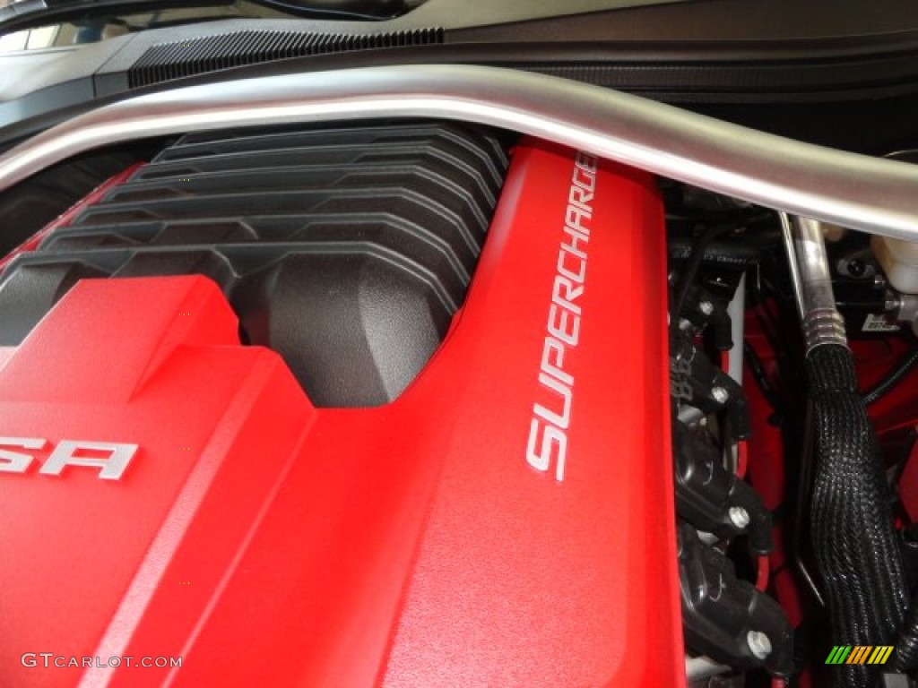 2013 Chevrolet Camaro ZL1 6.2 Liter Eaton Supercharged OHV 16-Valve LSA V8 Engine Photo #75469190