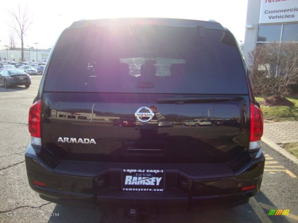 2012 Armada SV 4WD - Galaxy Black / Charcoal photo #3