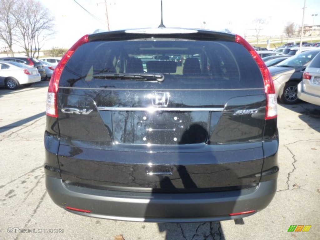 2013 CR-V EX-L AWD - Crystal Black Pearl / Black photo #3