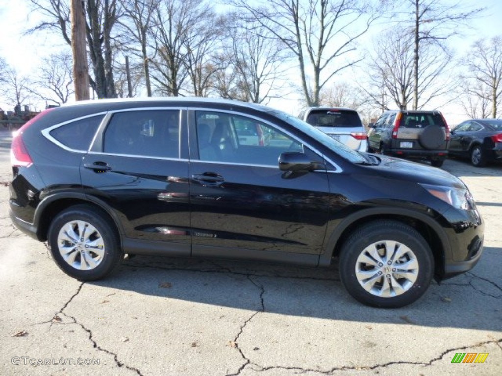 2013 CR-V EX-L AWD - Crystal Black Pearl / Black photo #5