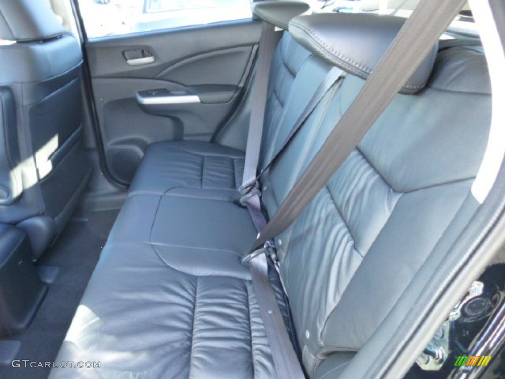 2013 CR-V EX-L AWD - Crystal Black Pearl / Black photo #11