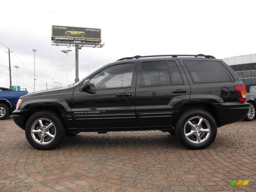 2003 Grand Cherokee Limited 4x4 - Brilliant Black / Dark Slate Gray photo #2