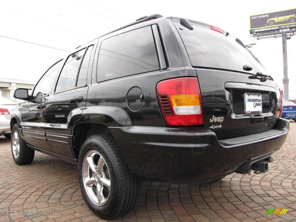 2003 Grand Cherokee Limited 4x4 - Brilliant Black / Dark Slate Gray photo #3