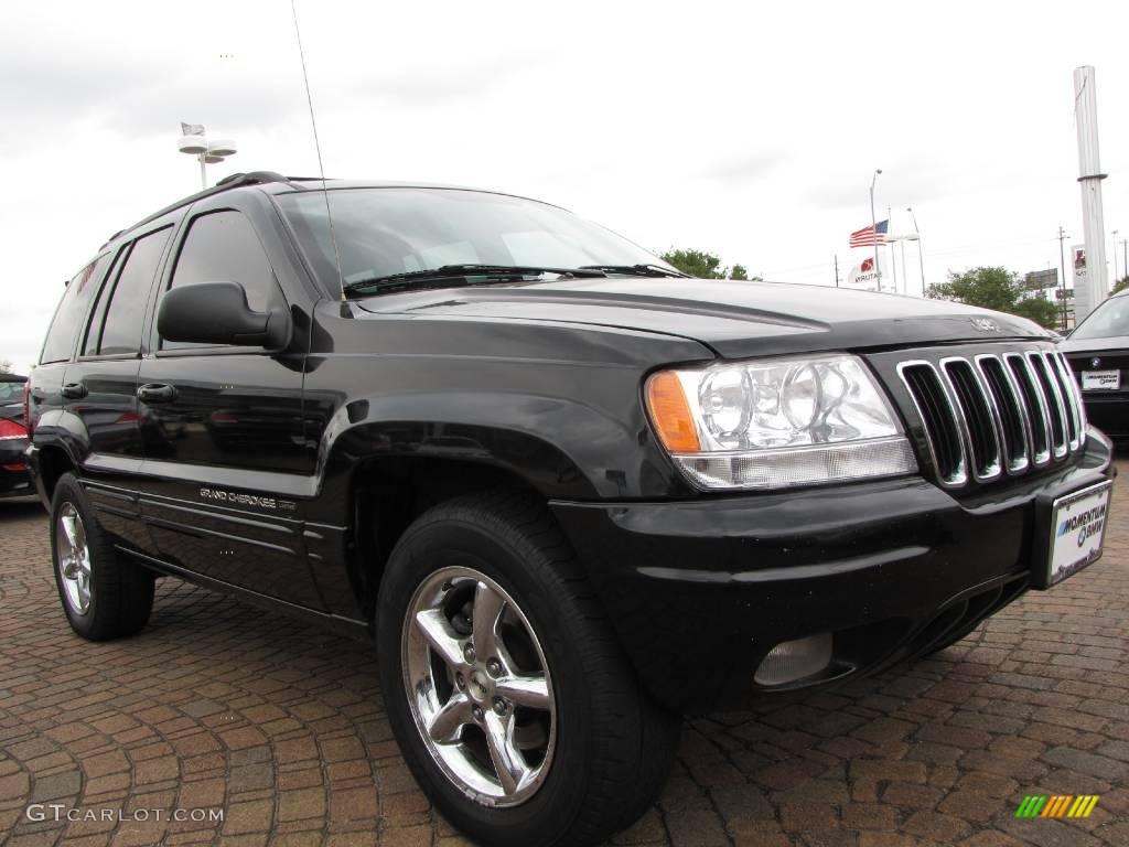 2003 Grand Cherokee Limited 4x4 - Brilliant Black / Dark Slate Gray photo #7