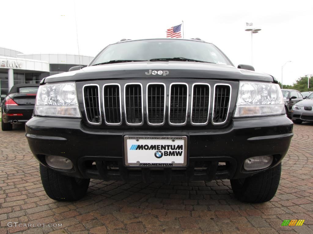 2003 Grand Cherokee Limited 4x4 - Brilliant Black / Dark Slate Gray photo #8