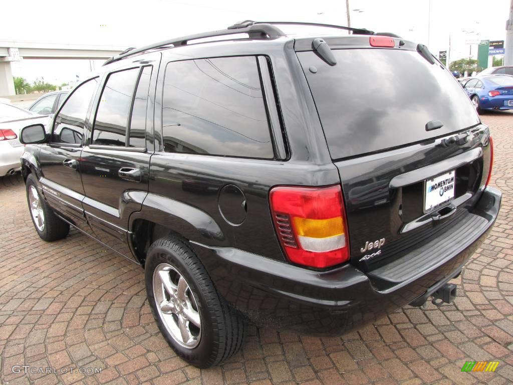 2003 Grand Cherokee Limited 4x4 - Brilliant Black / Dark Slate Gray photo #11