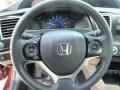Beige 2013 Honda Civic LX Sedan Steering Wheel