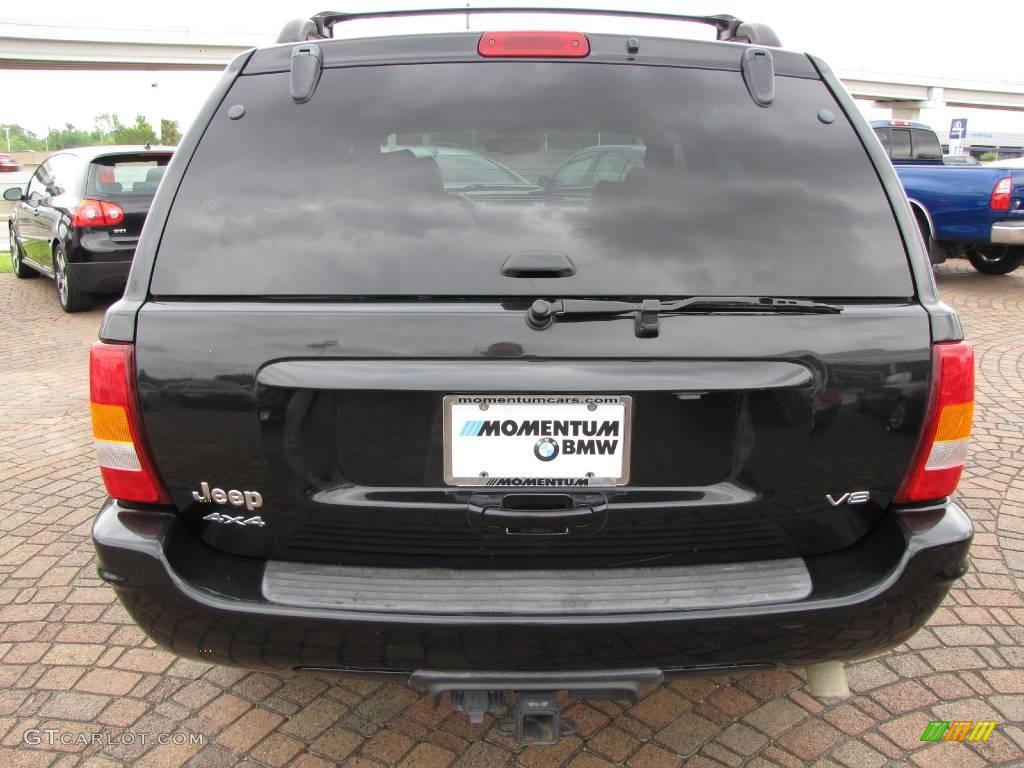 2003 Grand Cherokee Limited 4x4 - Brilliant Black / Dark Slate Gray photo #12